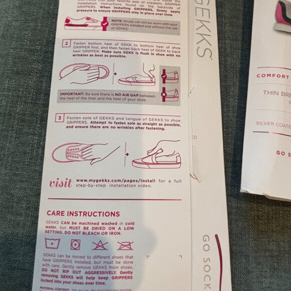 Gekks Go Sockless Set of Three - Picture 7 of 11